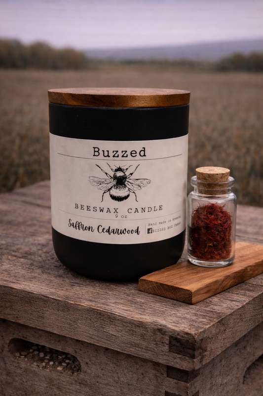 Saffron Cedarwood 9 oz. Candle