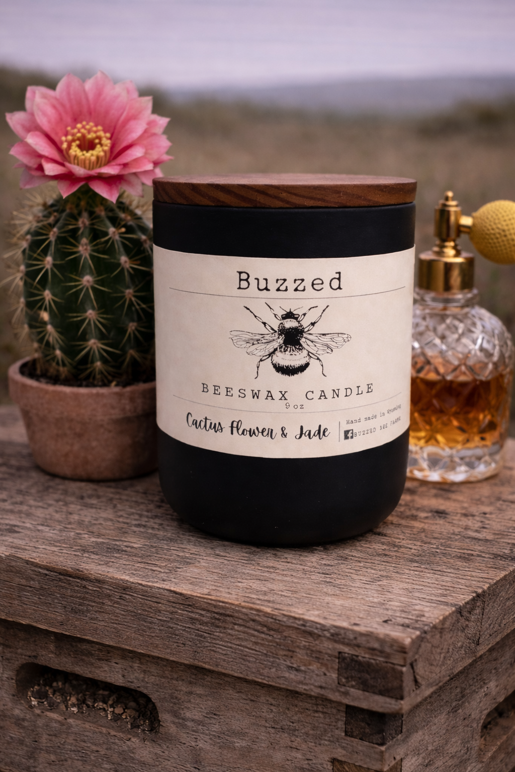 Cactus Flower and Jade 9 oz. Candle