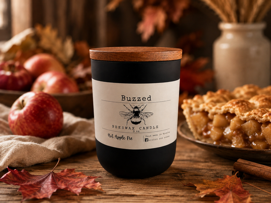Hot Apple Pie 9 oz. Beeswax Candle