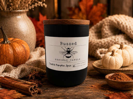 Toasted Pumpkin Spice 9 oz. Beeswax Candle